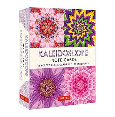 Kaleidoscope, 16 Note Cards: 16 Different Blank Cards With 17 Patterned Envelopes In A Keepsake Box!-..