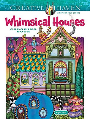 Creative Haven Whimsical Houses Coloring Book-..