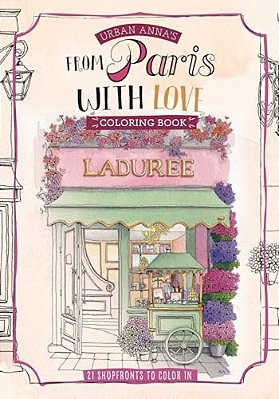 Urban Anna's From Paris With Love Coloring Book-..