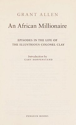 An African Millionaire-..