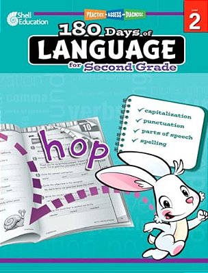 180 Days(tm) Language For Second Grade: Practice, Assess, Diagnose-..
