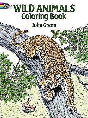 Wild Animals Coloring Book-..