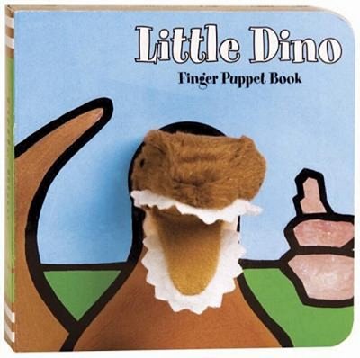 Little Dino: Finger Puppet Book: (Puppet Book For Baby, Little Dinosaur Board Book) [With Finger Puppet]-..