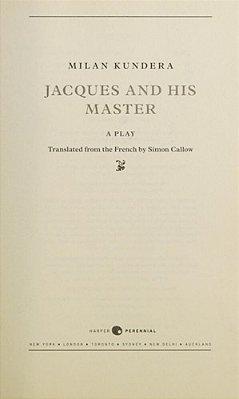 Jacques And His Master-..