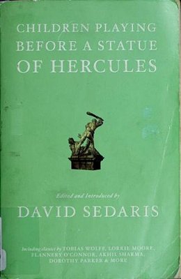 Children Playing Before A Statue Of Hercules-..