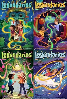 The Legendarios Mythical Collected Set: Wrath Of The Rain God; The Beginning Of All Things; The Child King Of Uxmal; The Heron Princess-..