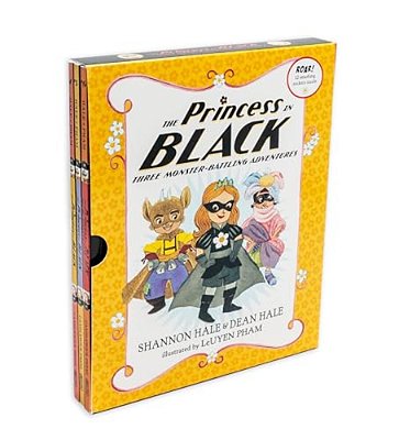The Princess In Black: Three Monster-Battling Adventures: Books 4-6 (Box Set Of Early Chapter Books About Funny Hero Adventures)-..