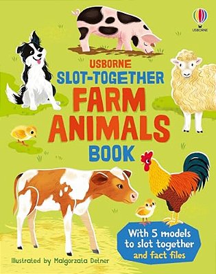 Slot-Together Farm Animals Book-..