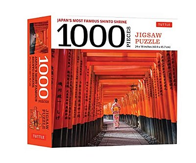 Japan's Most Famous Shinto Shrine - 1000 Piece Jigsaw Puzzle: Fushimi Inari Shrine In Kyoto: Finished Size 24 X 18 Inches (61 X 46 Cm)-..