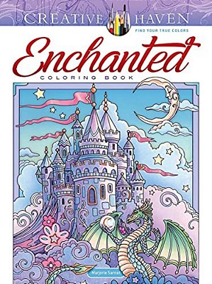 Creative Haven Enchanted Coloring Book-..