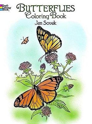Butterflies Coloring Book-..