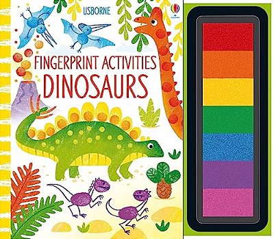 Fingerprint Activities Dinosaurs [With Paint]-..