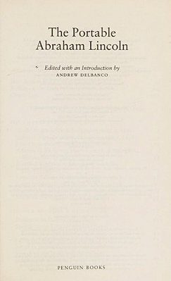 The Portable Abraham Lincoln-..