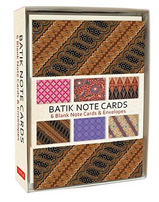 Batik Note Cards: 6 Blank Note Cards & Envelopes (4 X 6 Inch Cards In A Box)-..