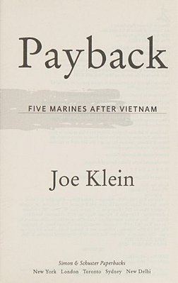 Payback: Five Marines After Vietnam-..
