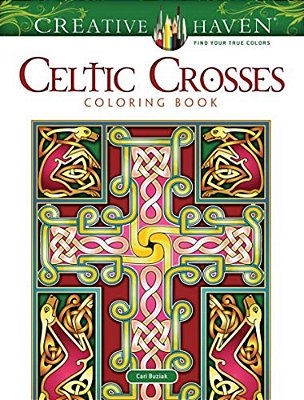 Creative Haven Celtic Crosses Coloring Book-..