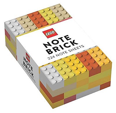 Lego(r) Note Brick (Yellow-Orange)-..
