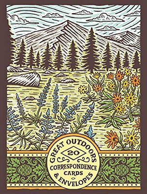 Great Outdoors Correspondence Cards: (Flat Cards Of Natural Landscapes, Illustrated Blank Stationery That Celebrates Nature)-..