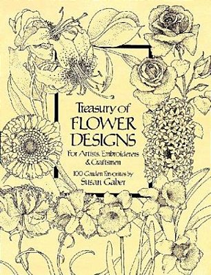 Treasury Of Flower Designs For Artists, Embroiderers And Craftsmen-..
