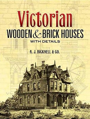 Victorian Wooden And Brick Houses With Details-..