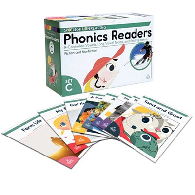 Phonics Readers Set C: R-Controlled Vowels, Long Vowel Teams, And Ending Blends-..