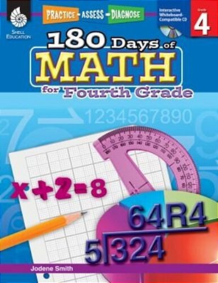 180 Days(tm) Math For Fourth Grade: Practice, Assess, Diagnose-..