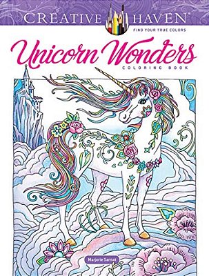 Creative Haven Unicorn Wonders Coloring Book-..