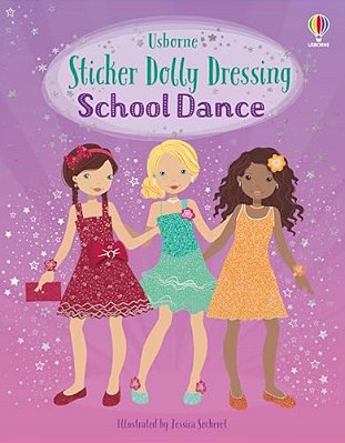 Sticker Dolly Dressing School Dance-..
