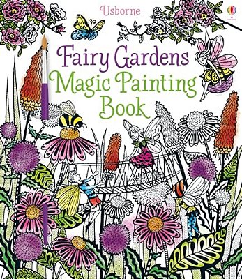 Fairy Gardens Magic Painting Book-..