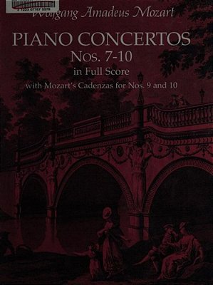 Piano Concertos Nos. 7-10 In Full Score: With Mozart's Cadenzas-..