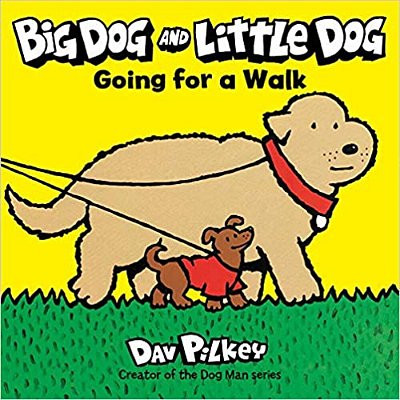 Big Dog And Little Dog Going For A Walk Board Book-..