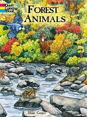 Forest Animals Coloring Book-..