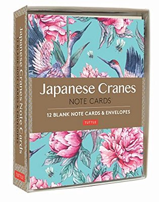 Japanese Cranes Note Cards: 12 Blank Note Cards & Envelopes (6 X 4 Inch Cards In A Box)-..