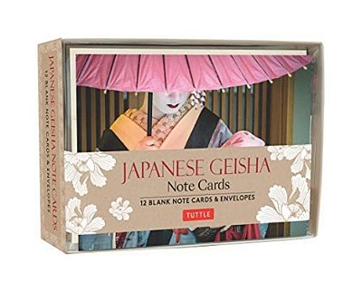 Japanese Geisha Note Cards: 12 Blank Note Cards & Envelopes (6 X 4 Inch Cards In A Box)-..