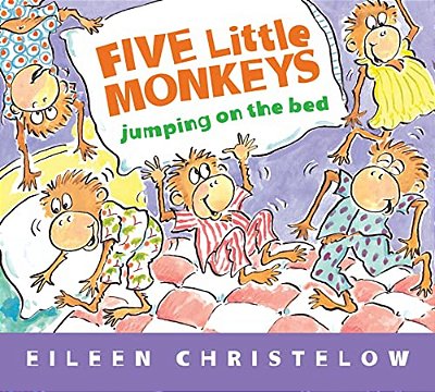 Five Little Monkeys Jumping On The Bed Padded Board Book-..