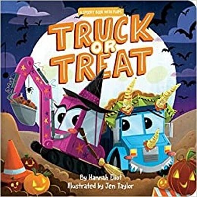 Truck Or Treat: A Spooky Book With Flaps-..