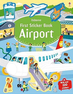 First Sticker Book Airport-..