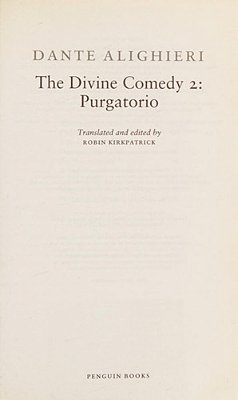 The Divine Comedy: Volume 2: Purgatorio-..