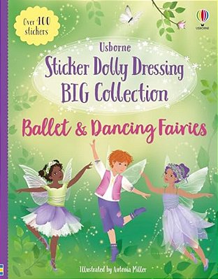 Sticker Dolly Dressing Big Collection Ballet And Dancing Fairies-..