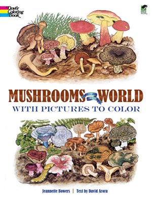 Mushrooms Of The World With Pictures To Color-..