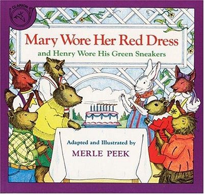 Mary Wore Her Red Dress And Henry Wore His Green Sneakers-..
