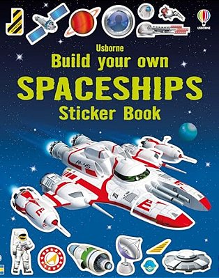 Build Your Own Spaceships Sticker Book-..