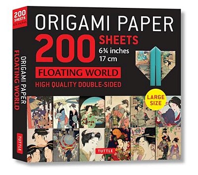 Origami Paper 200 Sheets Floating World 6 3/4 (17 Cm): Tuttle Origami Paper: Double-Sided Origami Sheets With 12 Different Prints (Instructions For 6-..