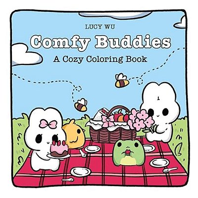 Comfy Buddies: A Cozy Coloring Book-..
