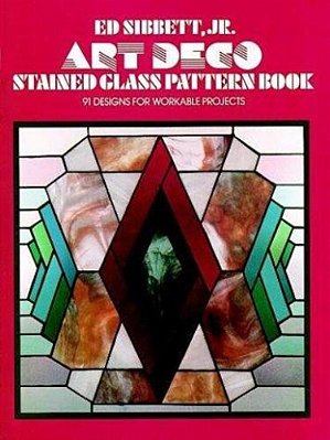 Art Deco Stained Glass Pattern Book-..