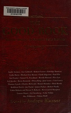 The Good Book: Writers Reflect On Favorite Bible Passages-..