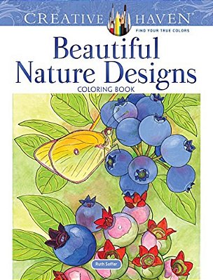 Creative Haven Beautiful Nature Designs Coloring Book-..