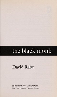 The Black Monk And The Dog Problem: Two Plays-..