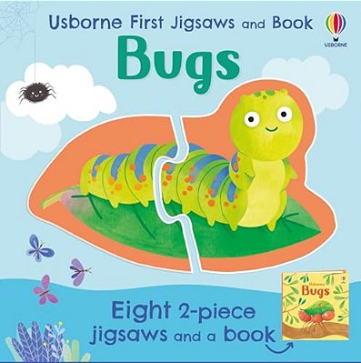 Usborne First Jigsaws And Book: Bugs-..