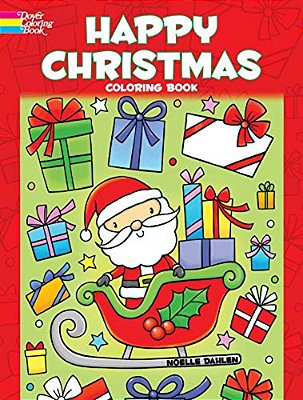Happy Christmas Coloring Book-..